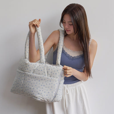 【予約】wide bag - baby blue