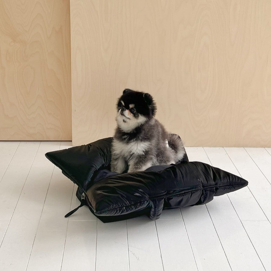 【予約】wide bag - glossy black