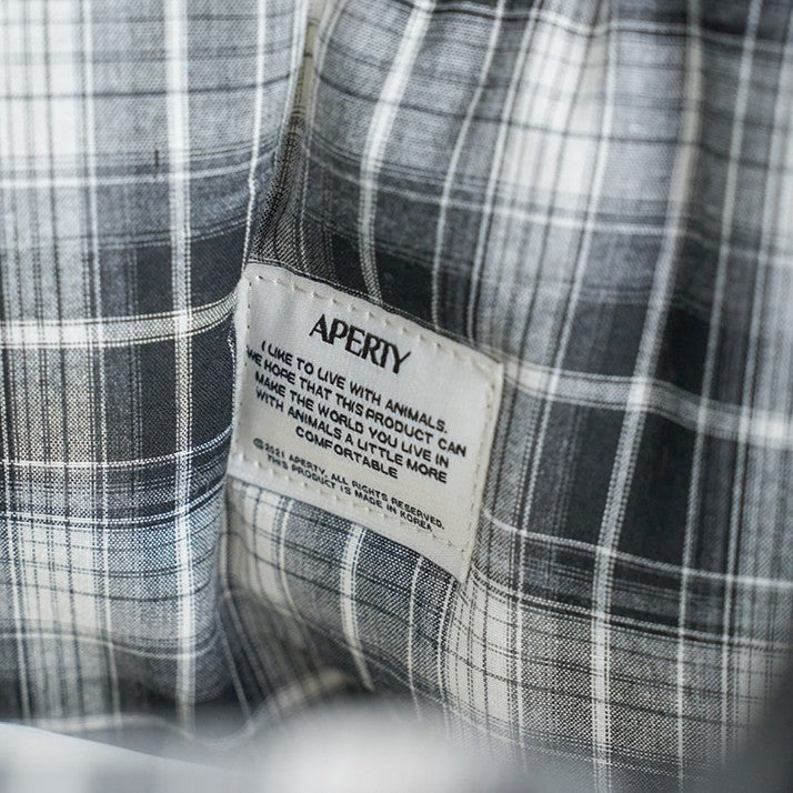 【予約】wide bag - tartan black