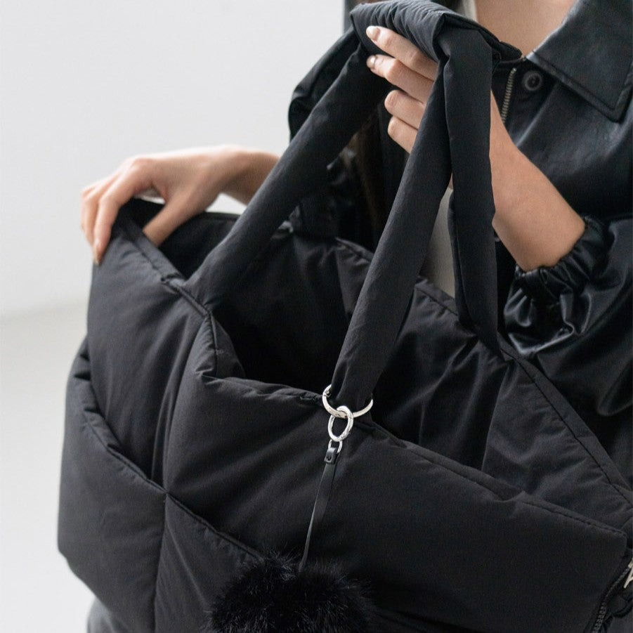 【予約】wide bag - black