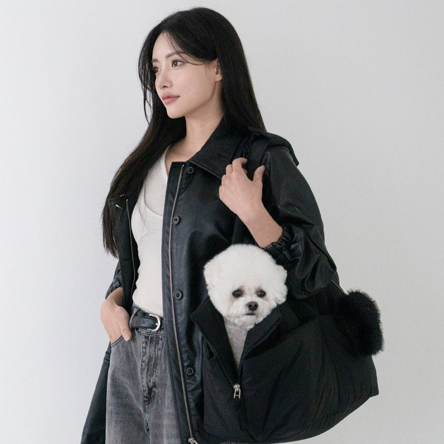 【予約】wide bag - black