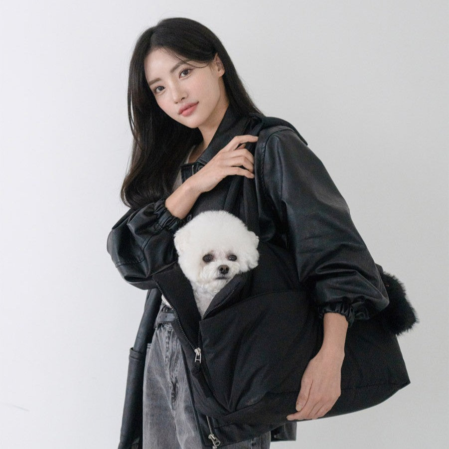 【予約】wide bag - black