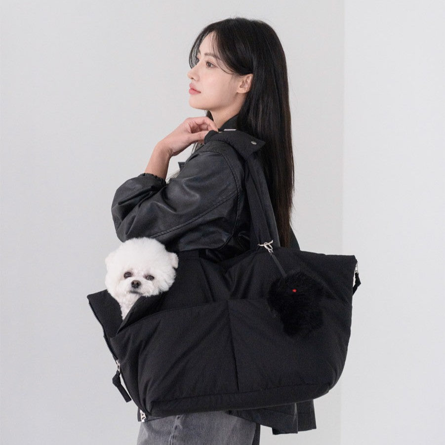 【予約】wide bag - black
