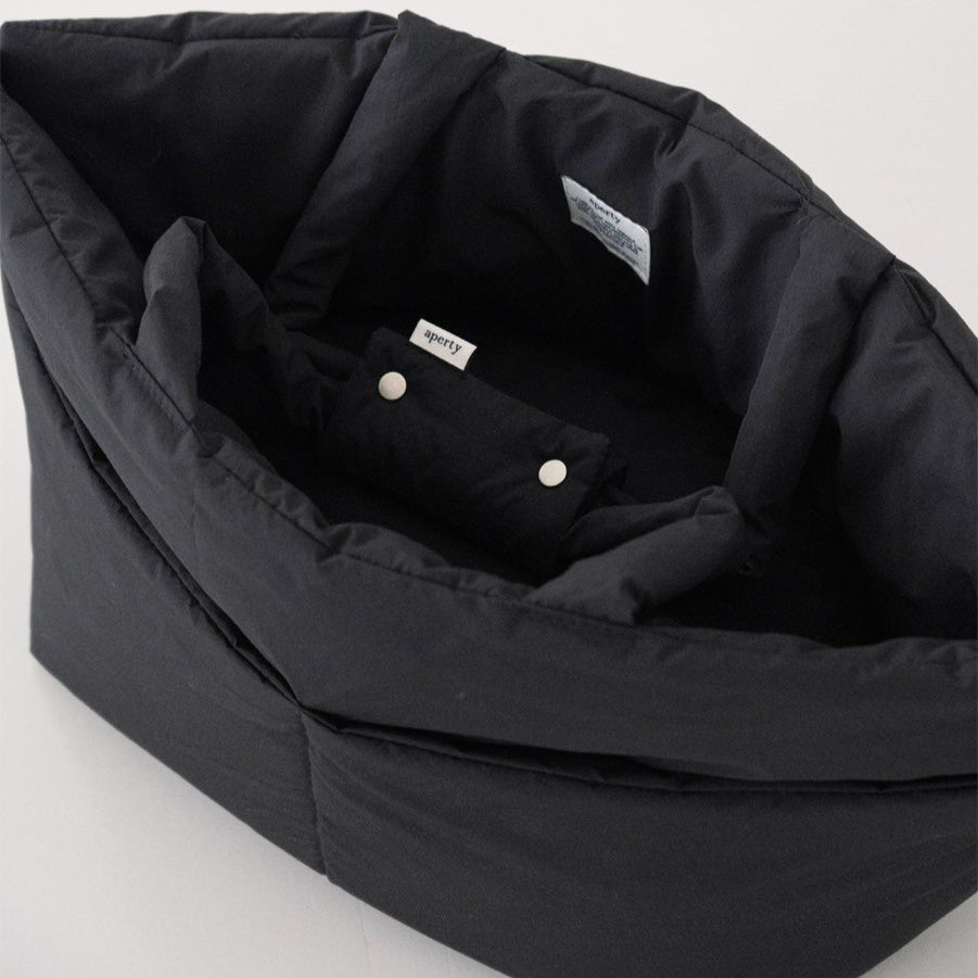 【予約】wide bag - black