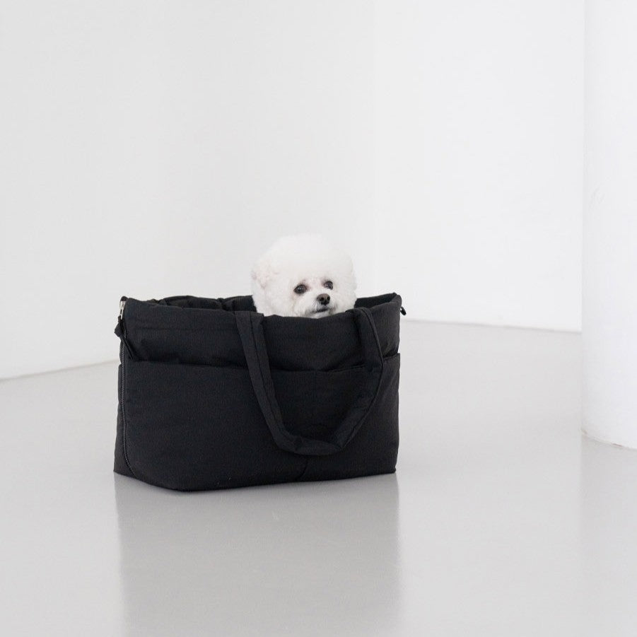 【予約】wide bag - black