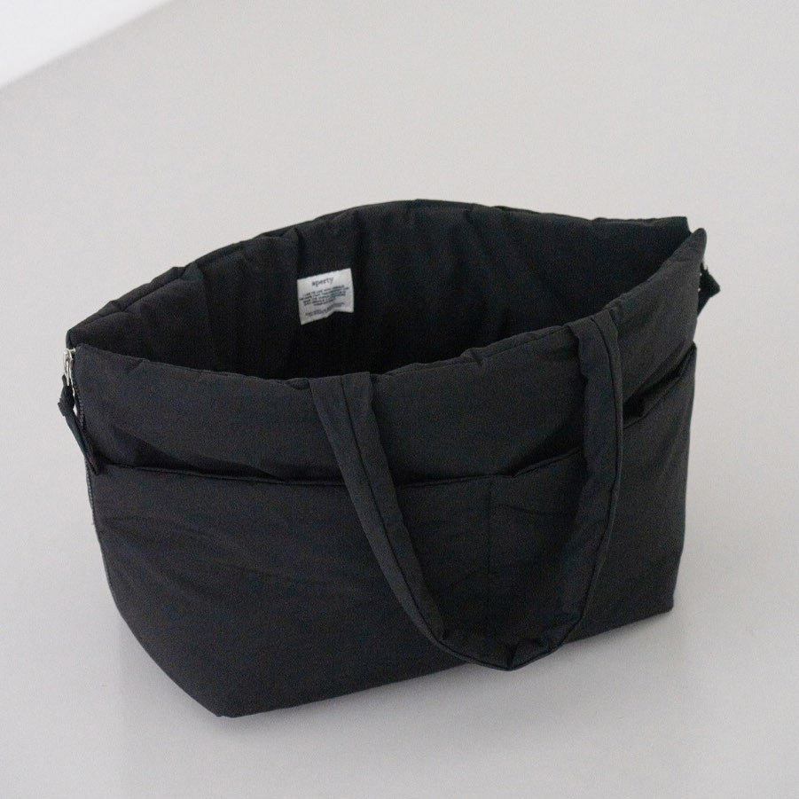 【予約】wide bag - black