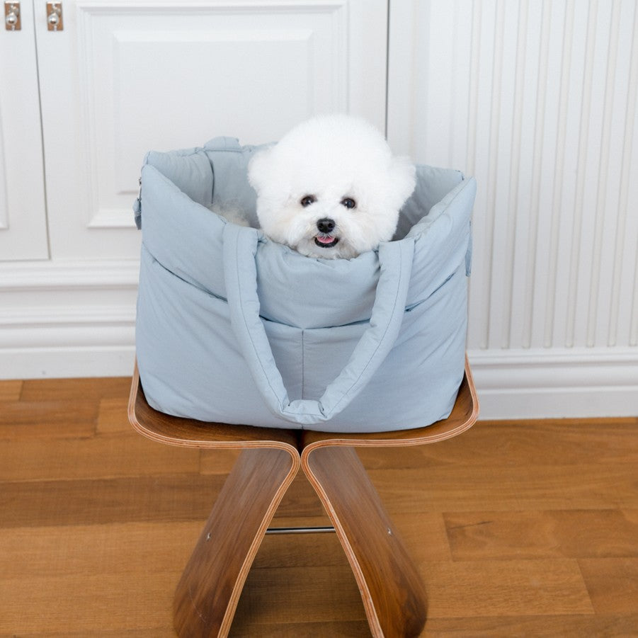 【予約】wide bag - blue