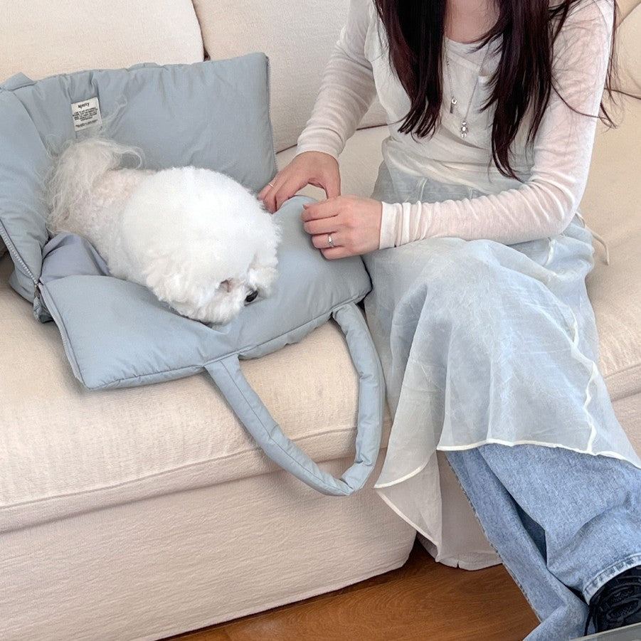 【予約】wide bag - blue
