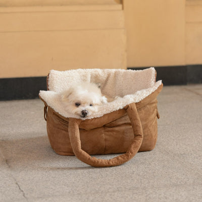 【予約】wide bag - teddy suede