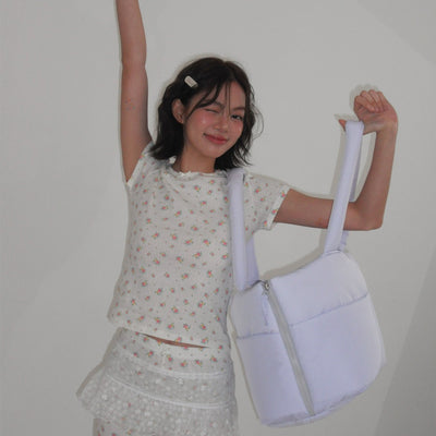 【予約】wide bag - purple