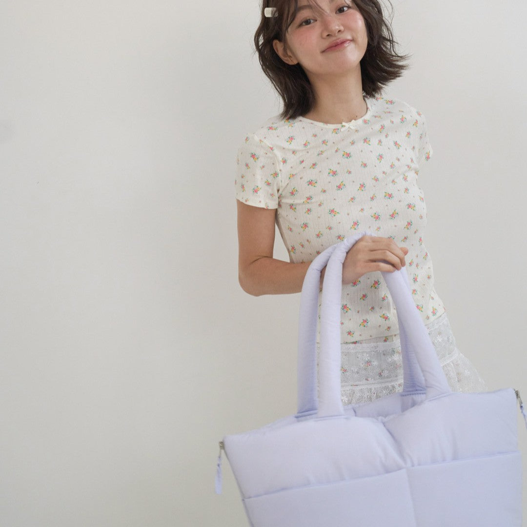 【予約】wide bag - purple