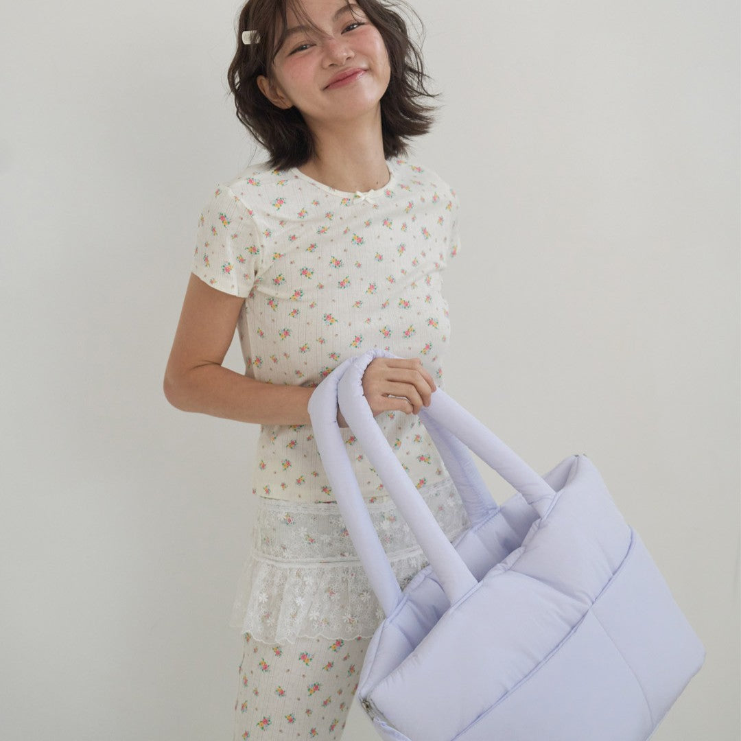 【予約】wide bag - purple