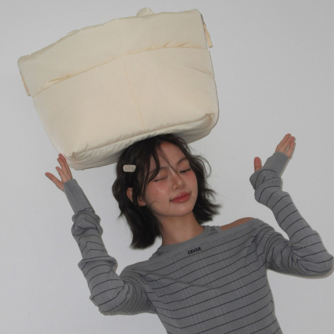 【予約】wide bag - yellow