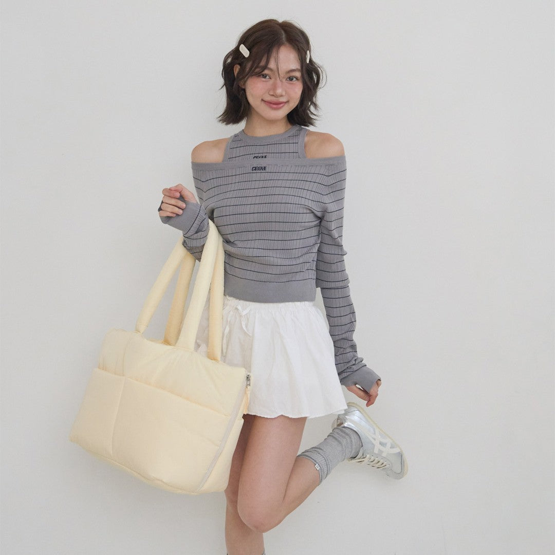 【予約】wide bag - yellow
