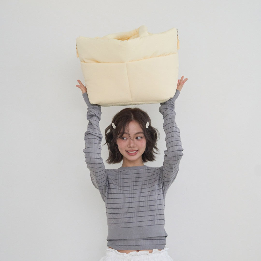 【予約】wide bag - yellow