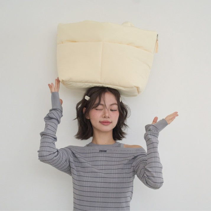 【予約】wide bag - yellow