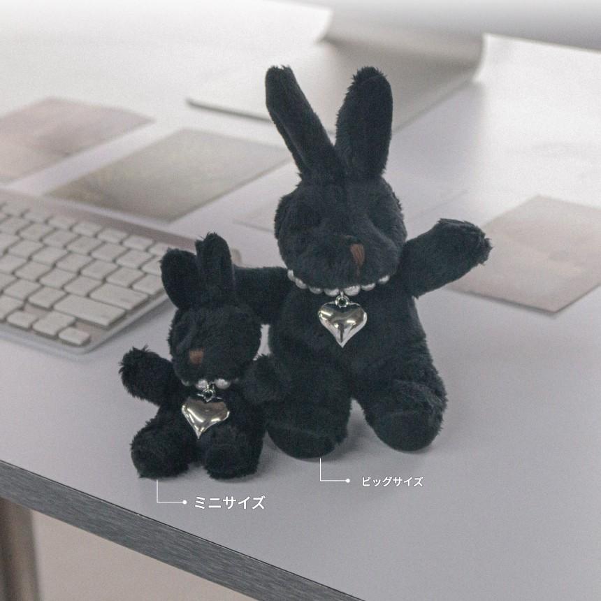 【予約】Black Bunny Key Ring ( 2 sizes )