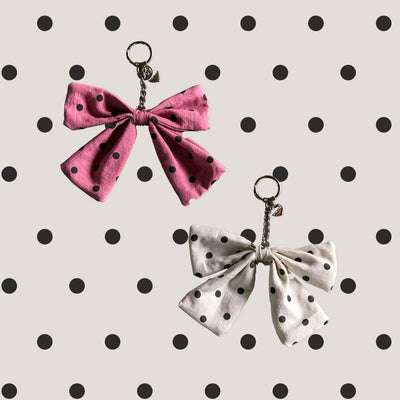 【予約】Dot Dot Ribbon Key Ring(単品購入不可)