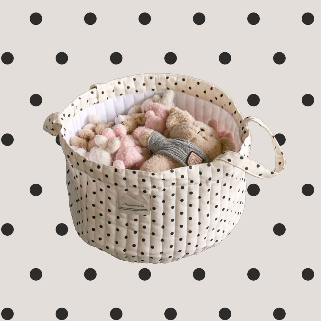 【予約】Dot Dot living - toy basket