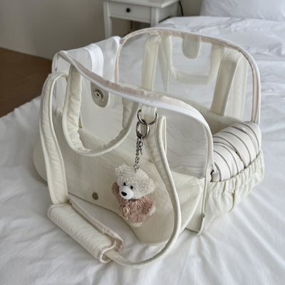 【予約】Frou Frou Vanilla set(ストライプ柄クッション+ショルダーパット付属)