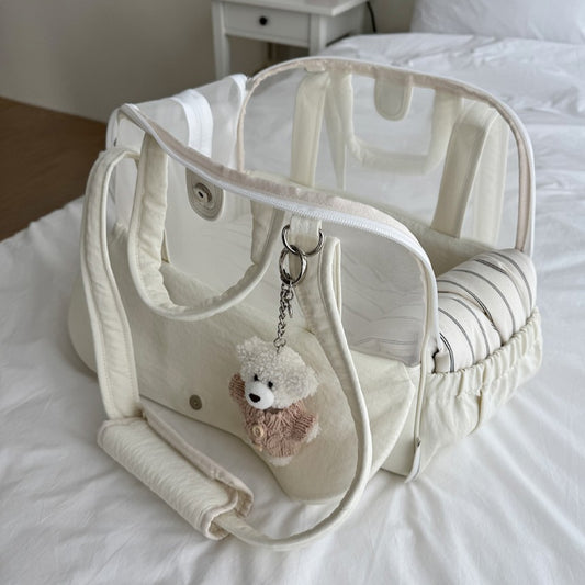 【予約】Frou Frou Vanilla set(ストライプ柄クッション+ショルダーパット付属)