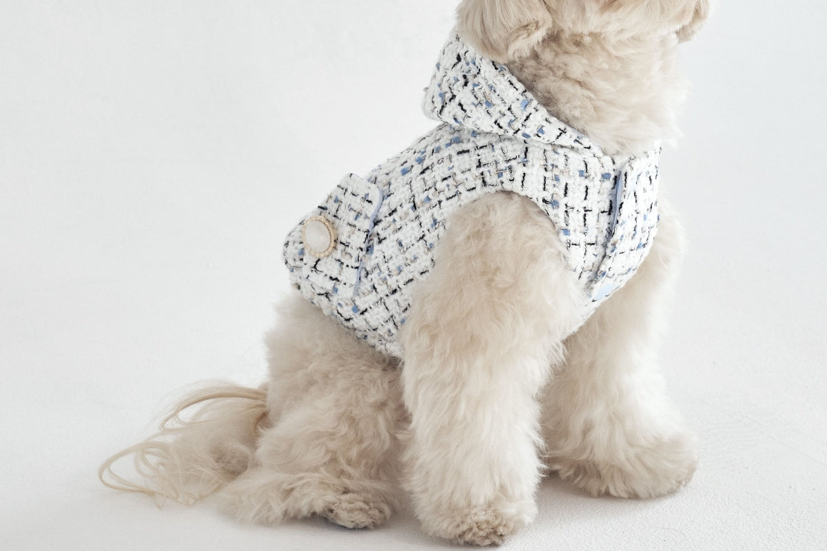【予約】001 Edition - Tweed Hood Vest
