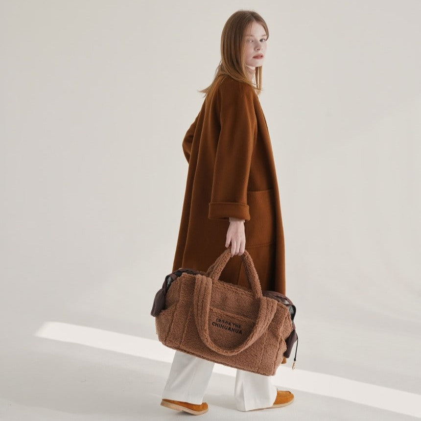 【予約】Teddy Shearing Boucle Bag(キャメル)