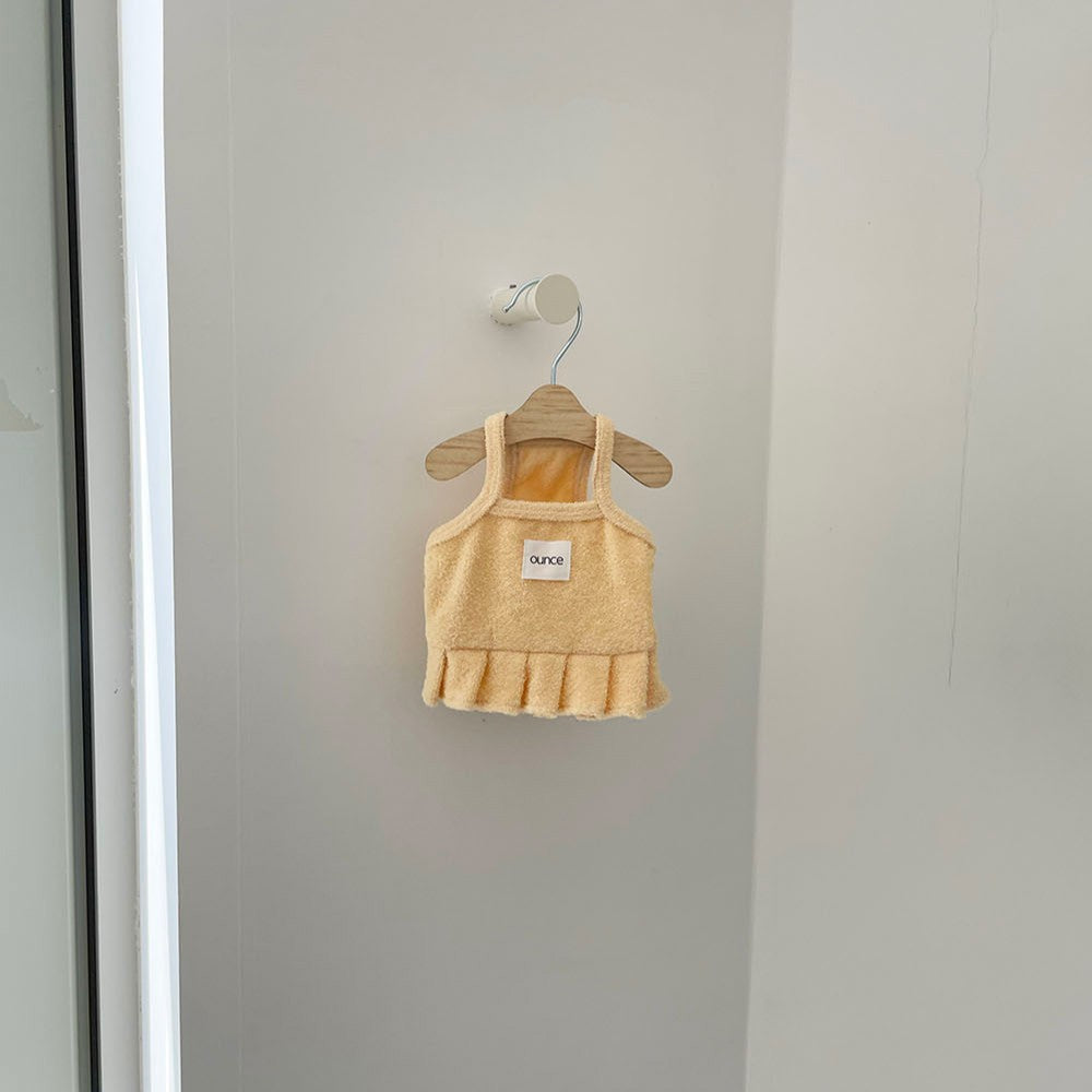 【予約】テリークロップフリルトップ
