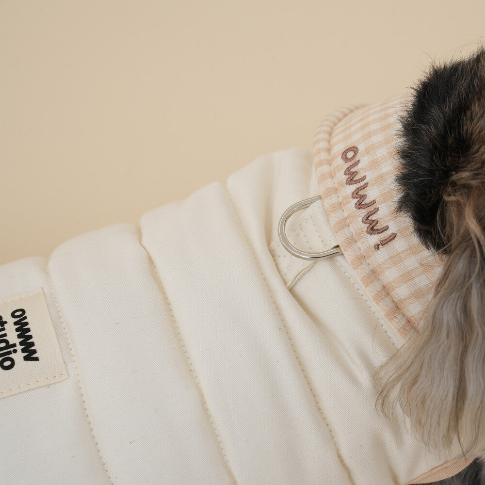 【予約】Organic Milk Padded Vest(ネーム刺繍可)