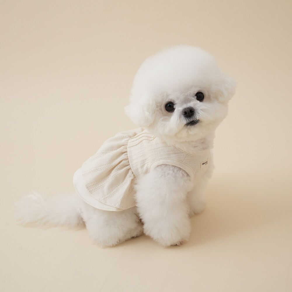 【予約】Organic Pintuck Dress