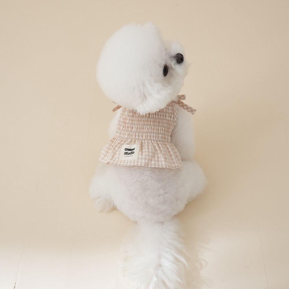 【予約】Organic Smocking Dress