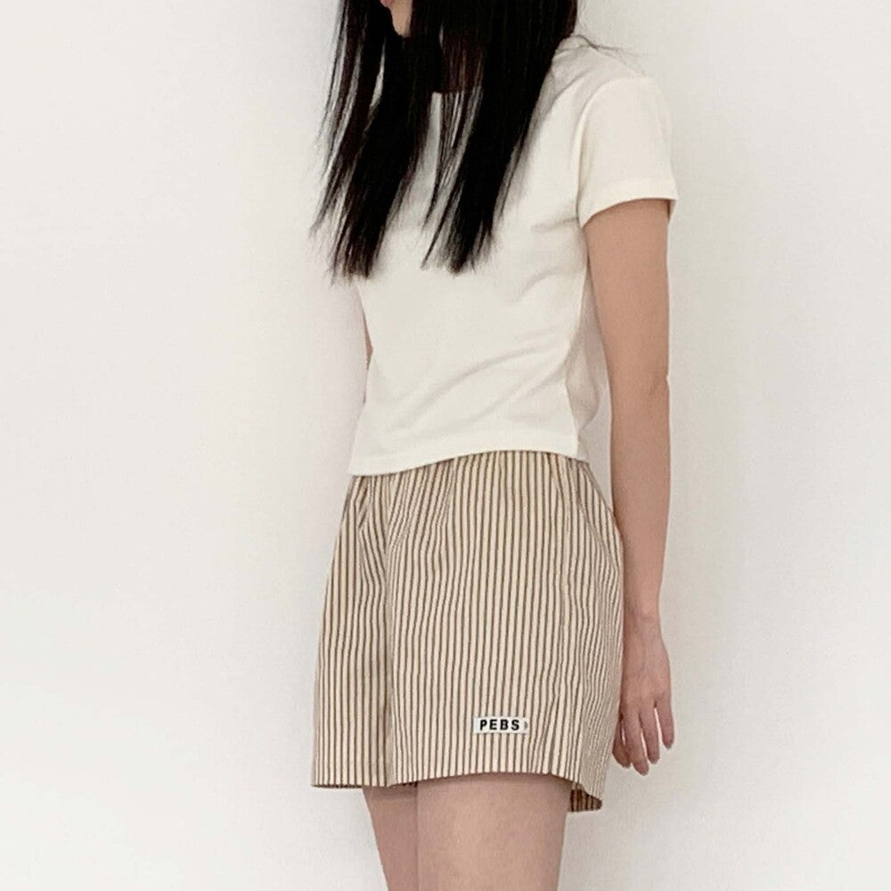 【予約】Striped shorts