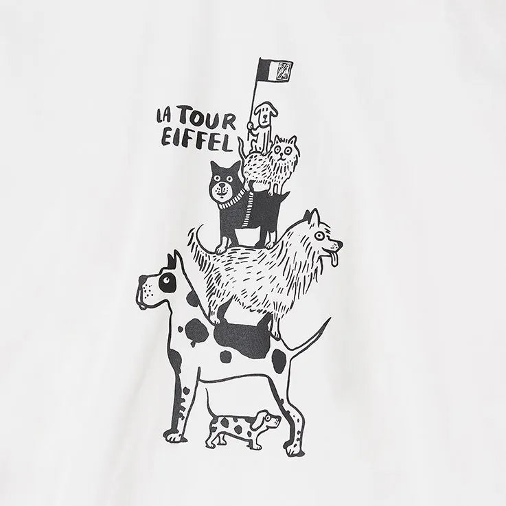 【予約】(ゆったり)EIFFEL LONG SLEEVE T-SHIRT