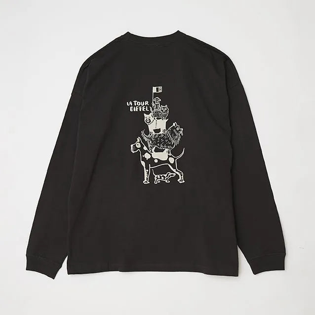 【予約】(ゆったり)EIFFEL LONG SLEEVE T-SHIRT