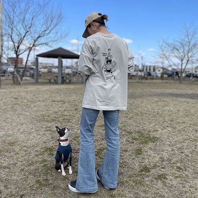 【予約】(ゆったり)EIFFEL LONG SLEEVE T-SHIRT