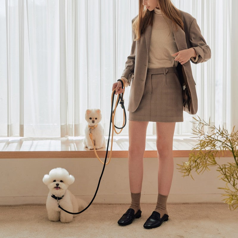 【予約】Rope leash classic - 1.8m(バナナ)