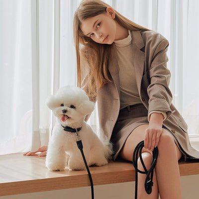 【予約】Rope leash classic - 1.8m(ブラック)