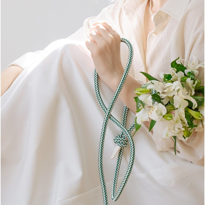 【予約】Rope leash classic - 1.8m(フォレストグリーン)