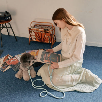 【予約】Rope collar(ミント)