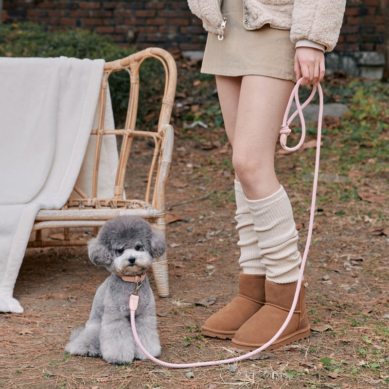 【予約】Rope leash classic - 1.8m(ピンク)