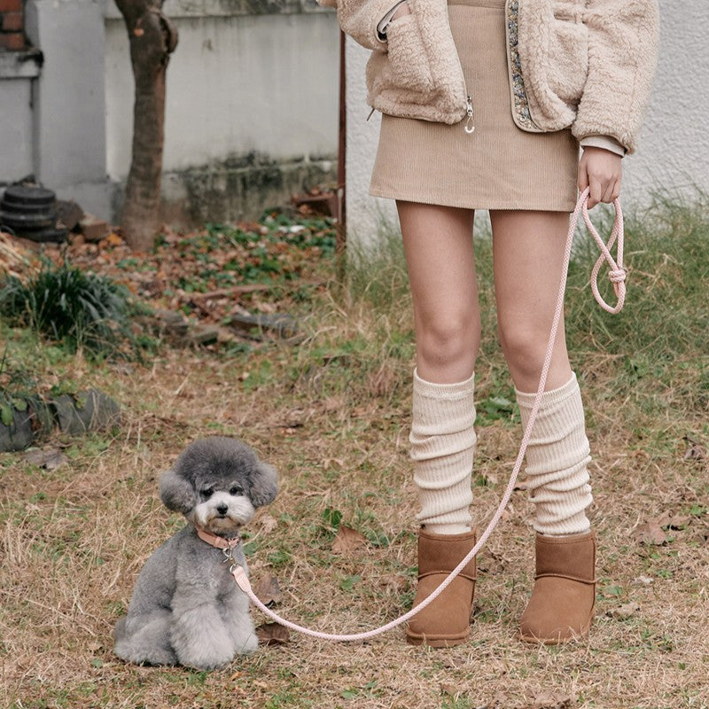 【予約】Rope leash classic - 1.8m(ピンク)