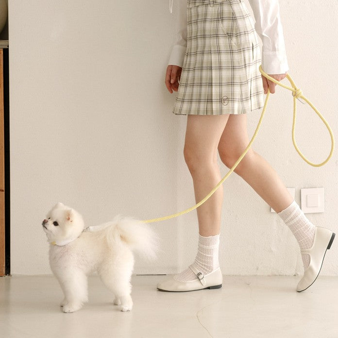 【予約】Rope leash classic - 1.8m(レモン)