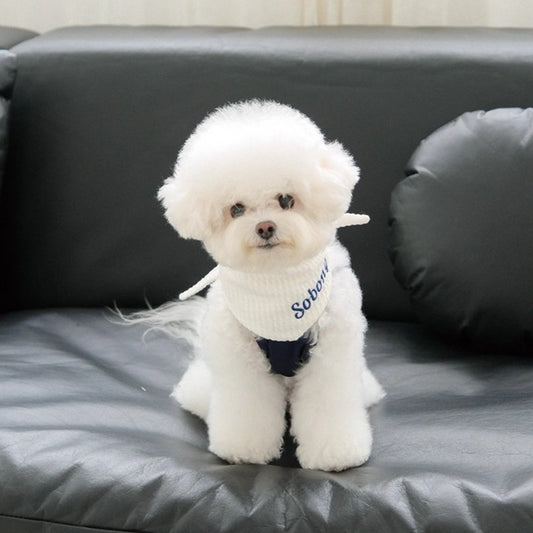 【予約】Checkpop Naming Scarf(ネーム刺繍可)