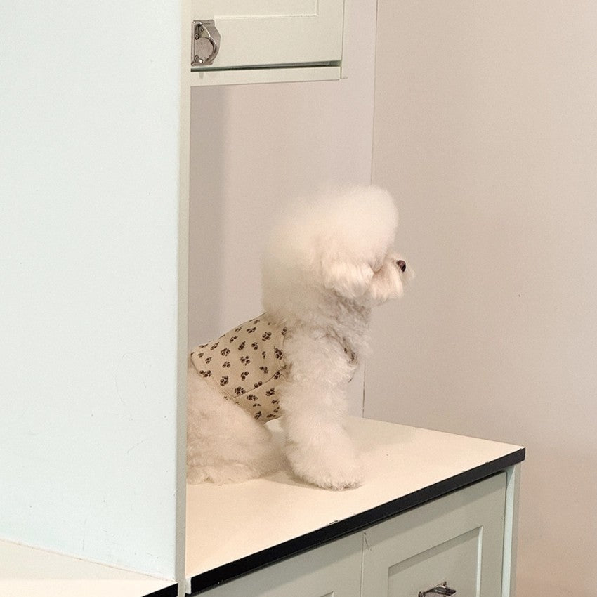 【予約】Floral Crop Sleeveless