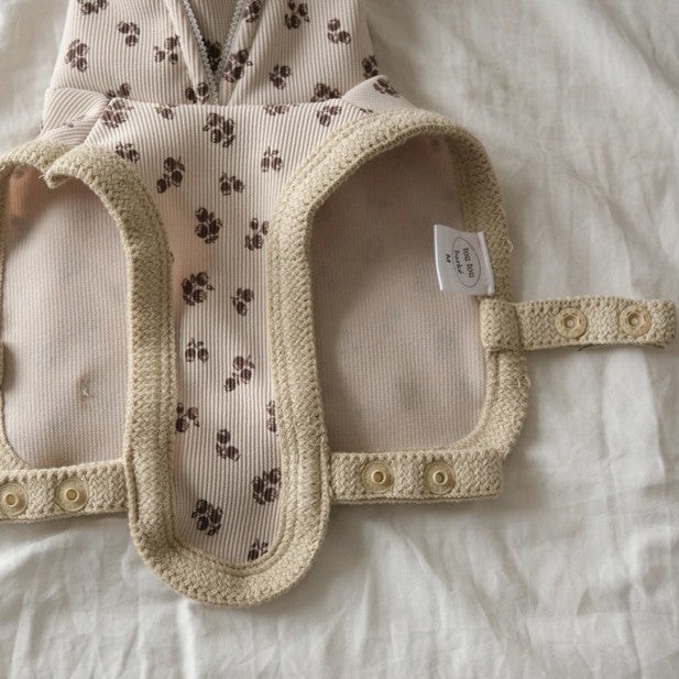 【予約】Floral Hooded Crop Poncho