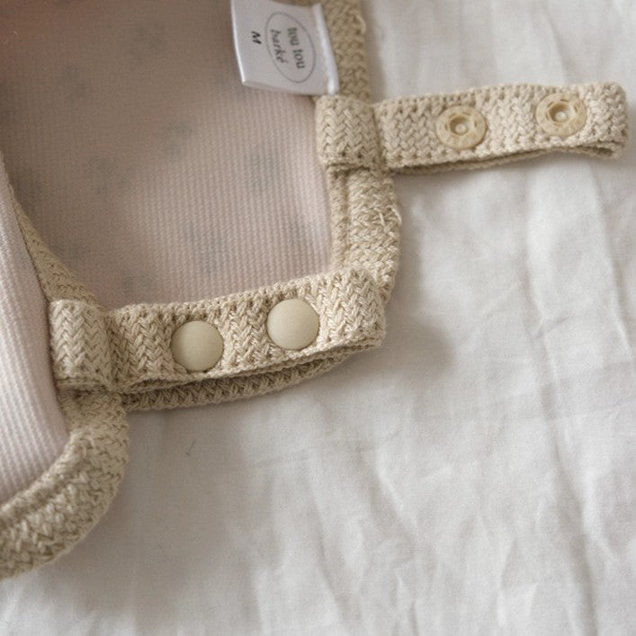 【予約】Floral Hooded Crop Poncho