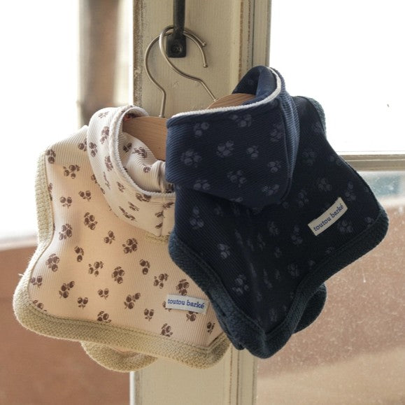 【予約】Floral Hooded Crop Poncho