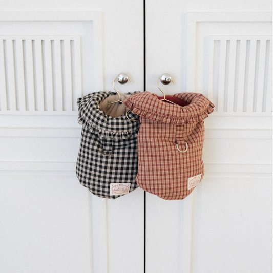 【予約】Check Frill Padding