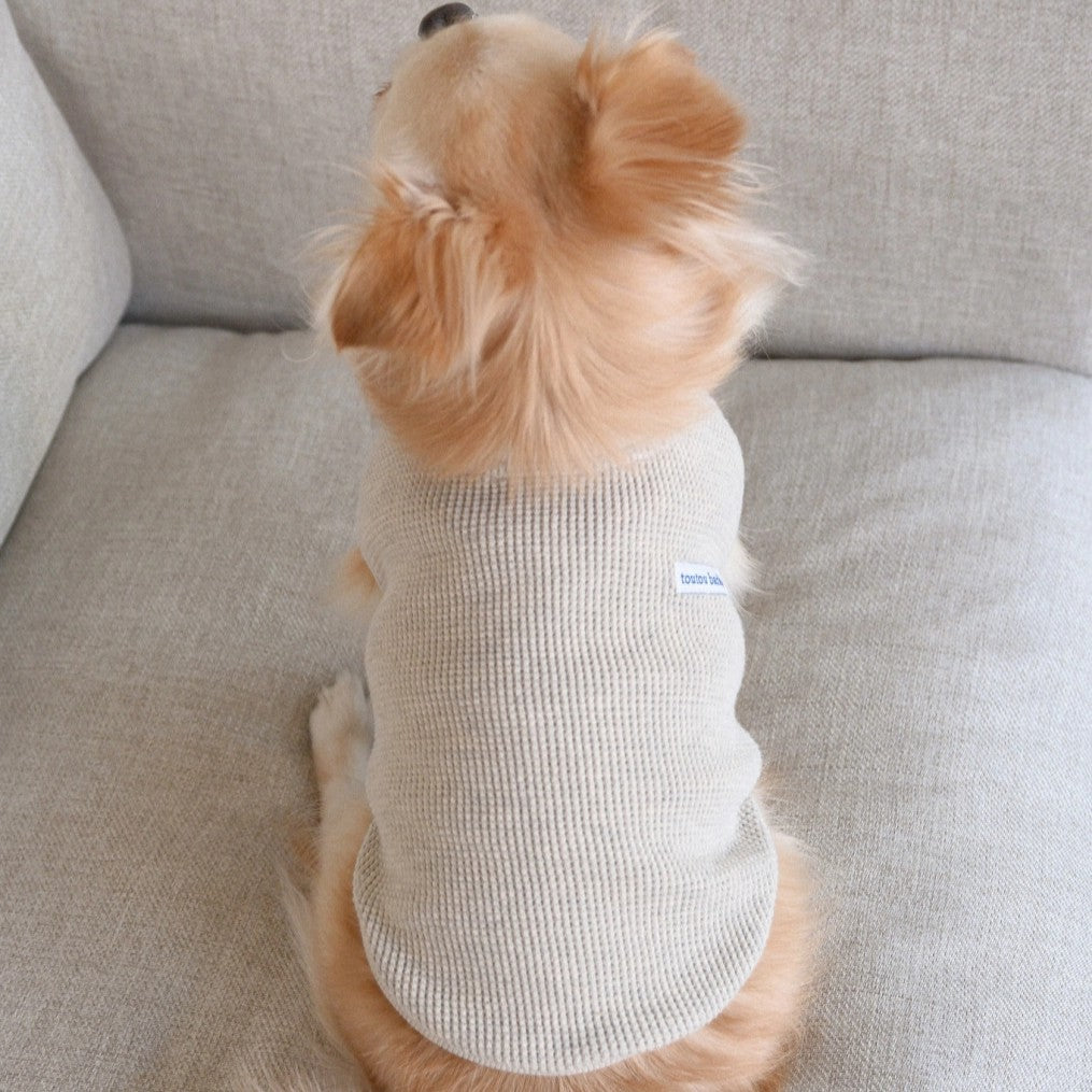 【予約】Waffle Henley Neck