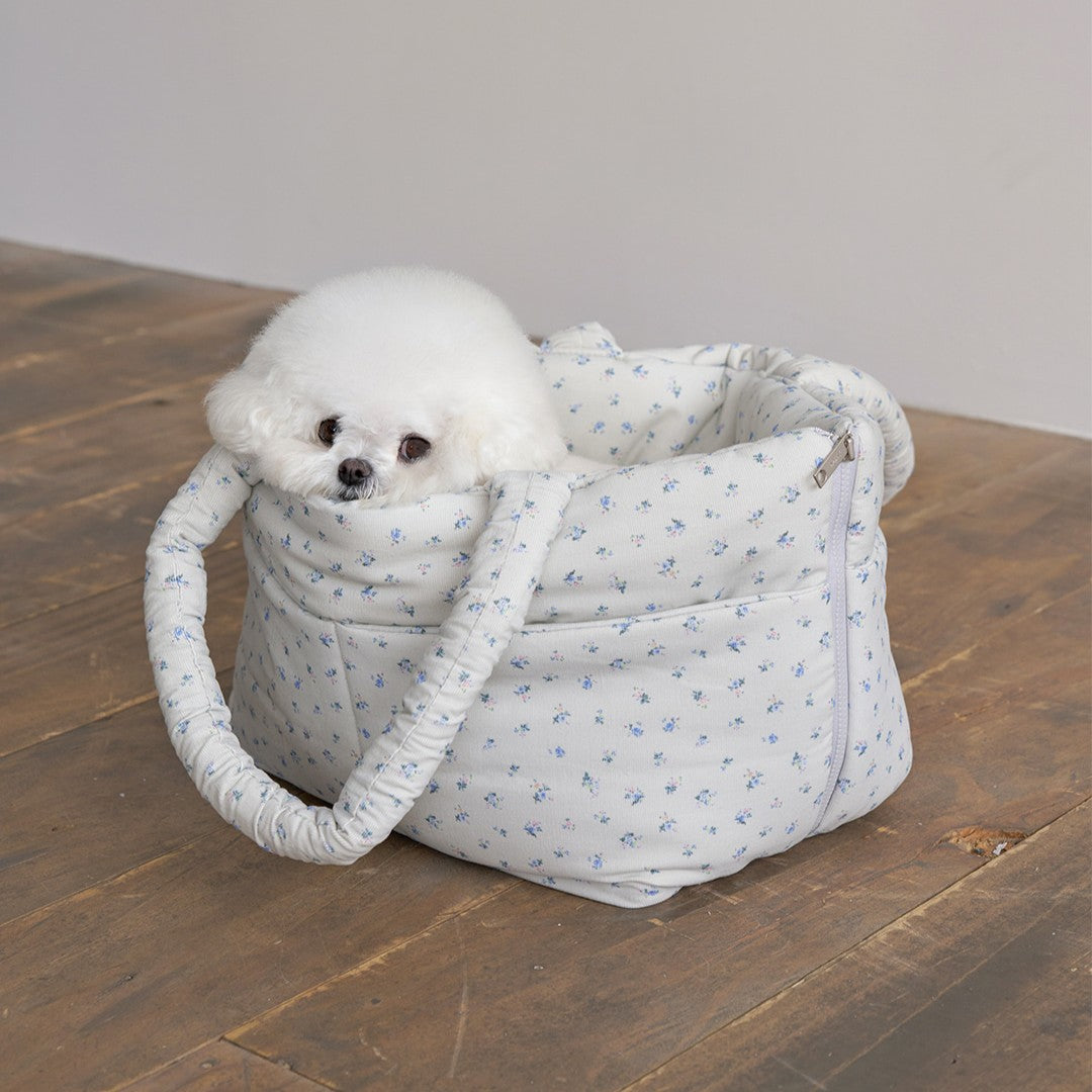 【予約】wide bag - baby blue